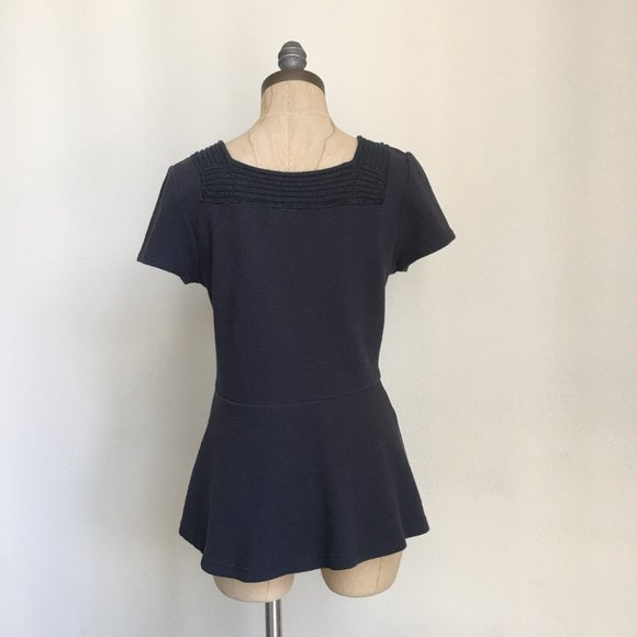 Anthropologie Trellis Meadow Rue Peplum Top NWOT - Picture 3 of 4